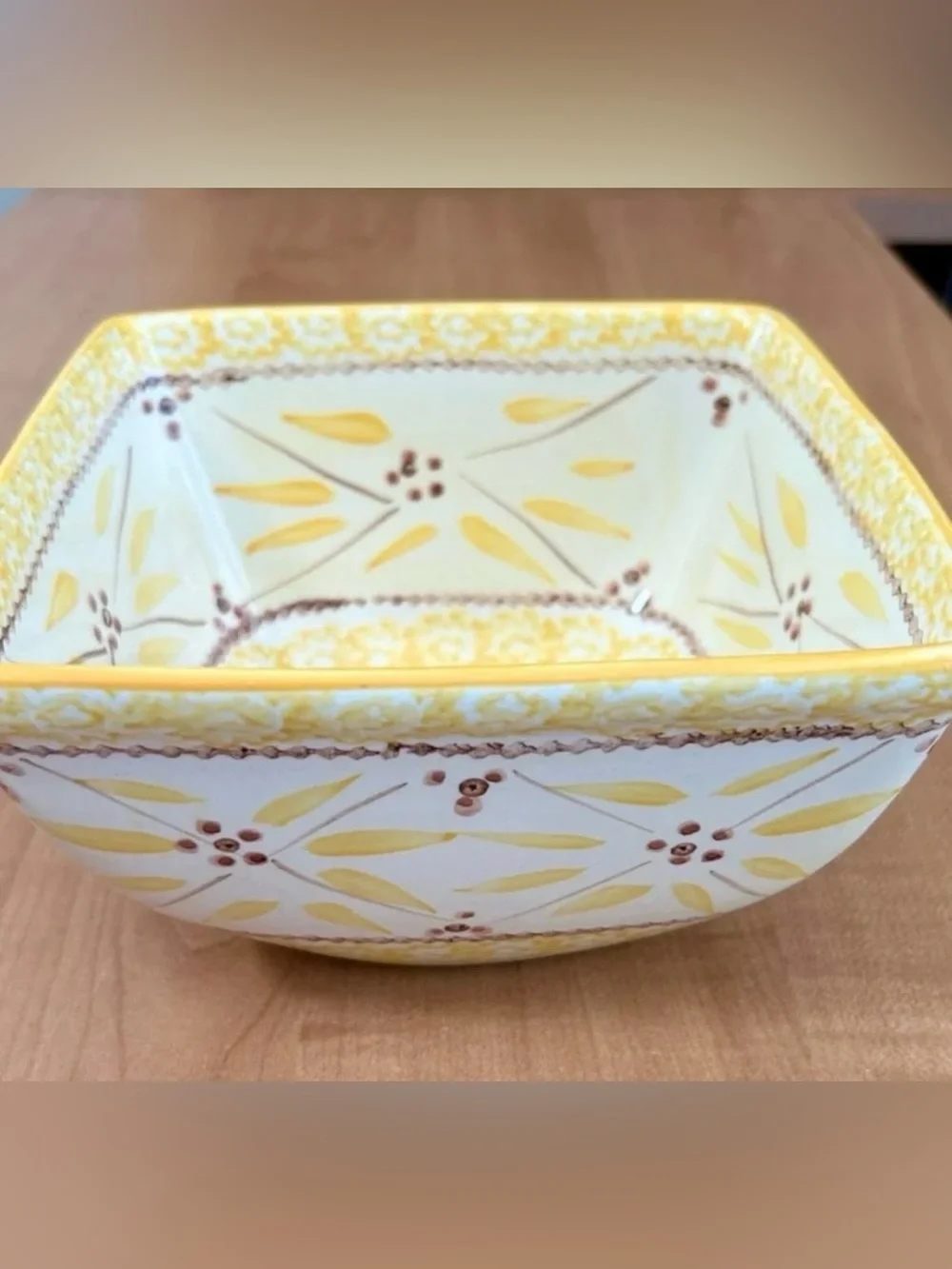 temptations bakeware presentable ovenware old world yellow Tara baking dish